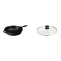 10-1/4-Inch Pre-Seasoned Skillet & Tempered Glass Lid G1817