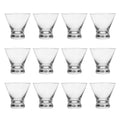 Set of 12 8-Ounce Stemless Martini Glasses D457