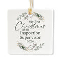 Ceramic 3-inch Square Ornament A60478