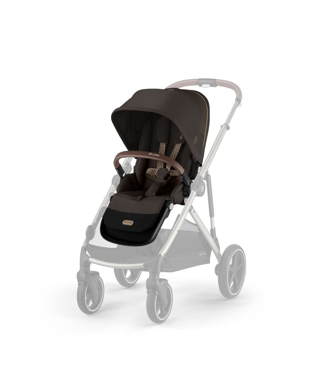 Chocolate Brown Stroller Seat Z4148