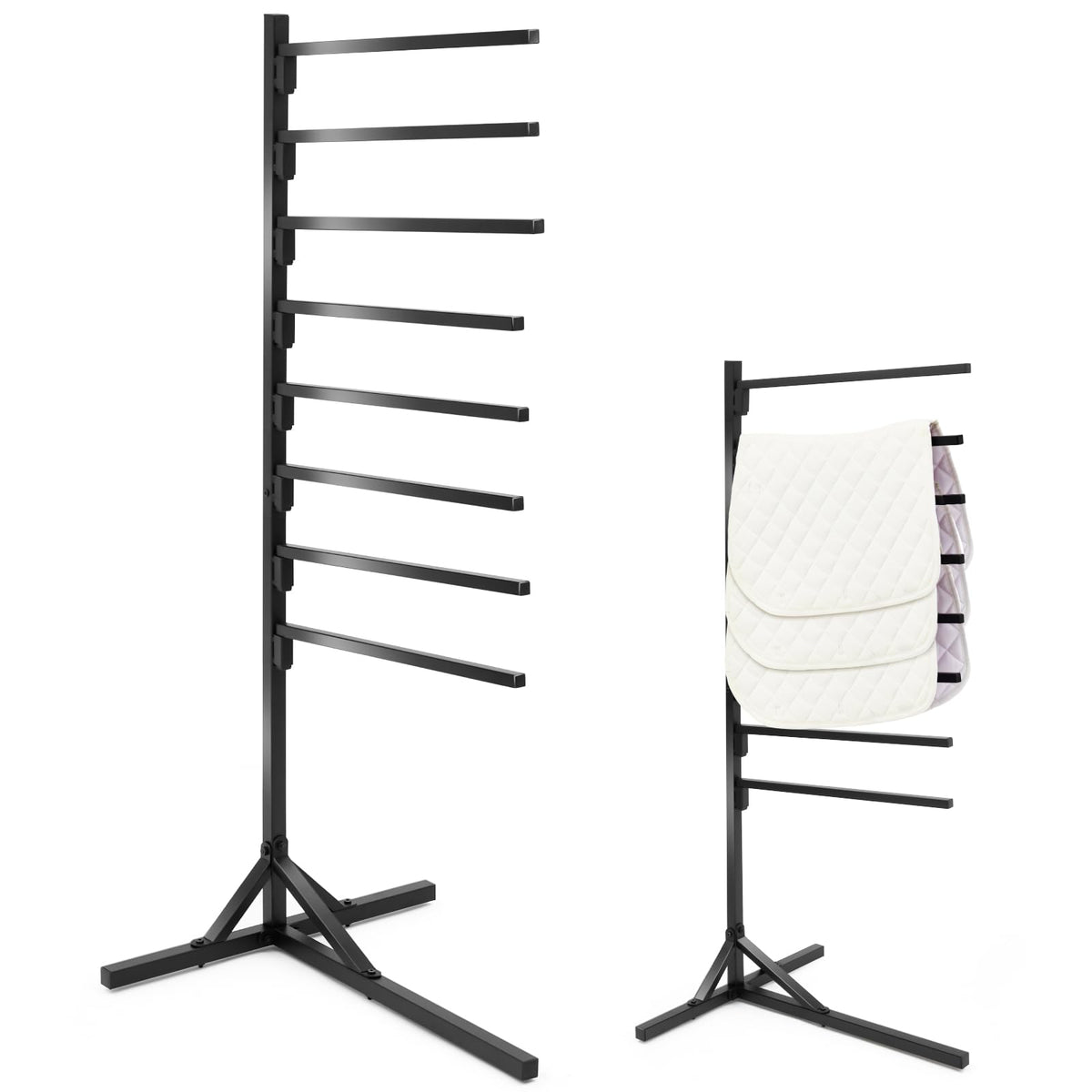 8-Tier Saddle Pad Rack with Stand A231617