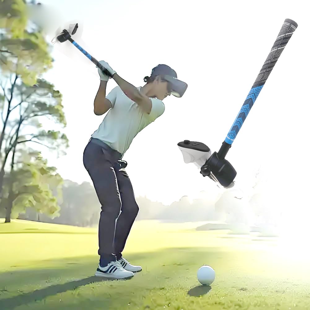 VR Golf Club Attachment with Non-Slip Handle Grip V7996