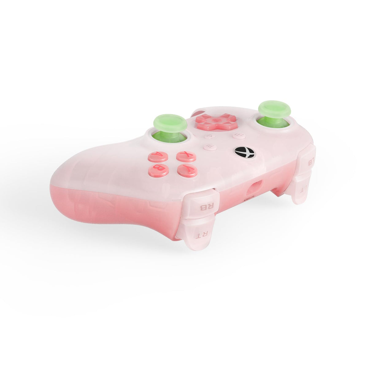 Wired Controller with RGB Lighting, Hall Effect Joysticks and Triggers, Translucent Pink V132