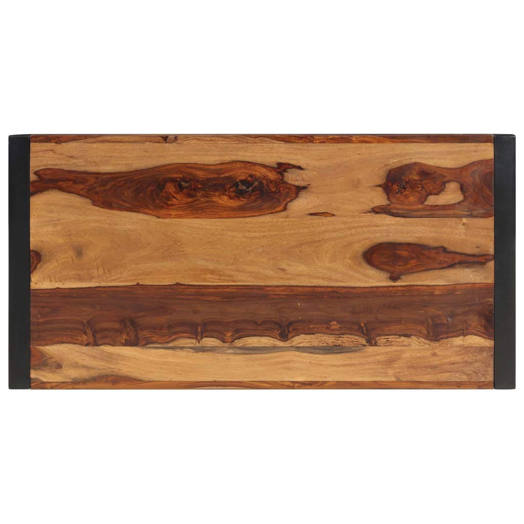 Square Rustic Solid Sheesham Wood Coffee Table Z749282