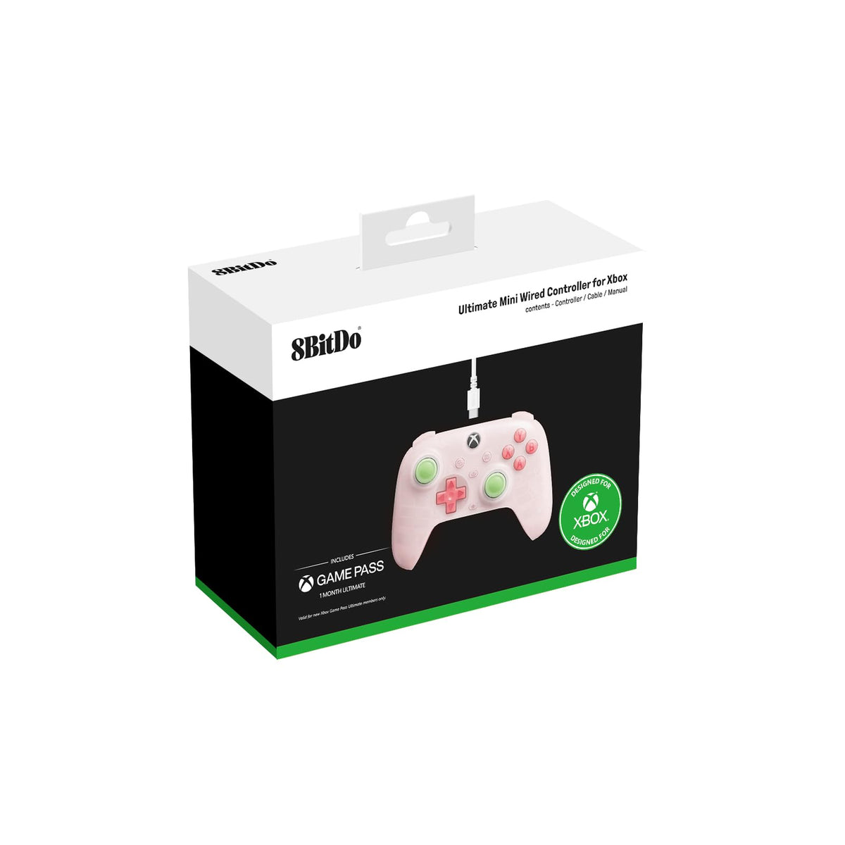 Wired Controller with RGB Lighting, Hall Effect Joysticks and Triggers, Translucent Pink V132