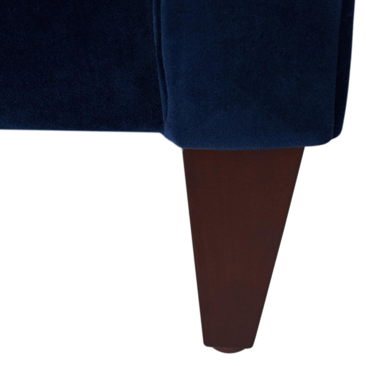 Navy Blue Velvet Tufted Sofa L82128