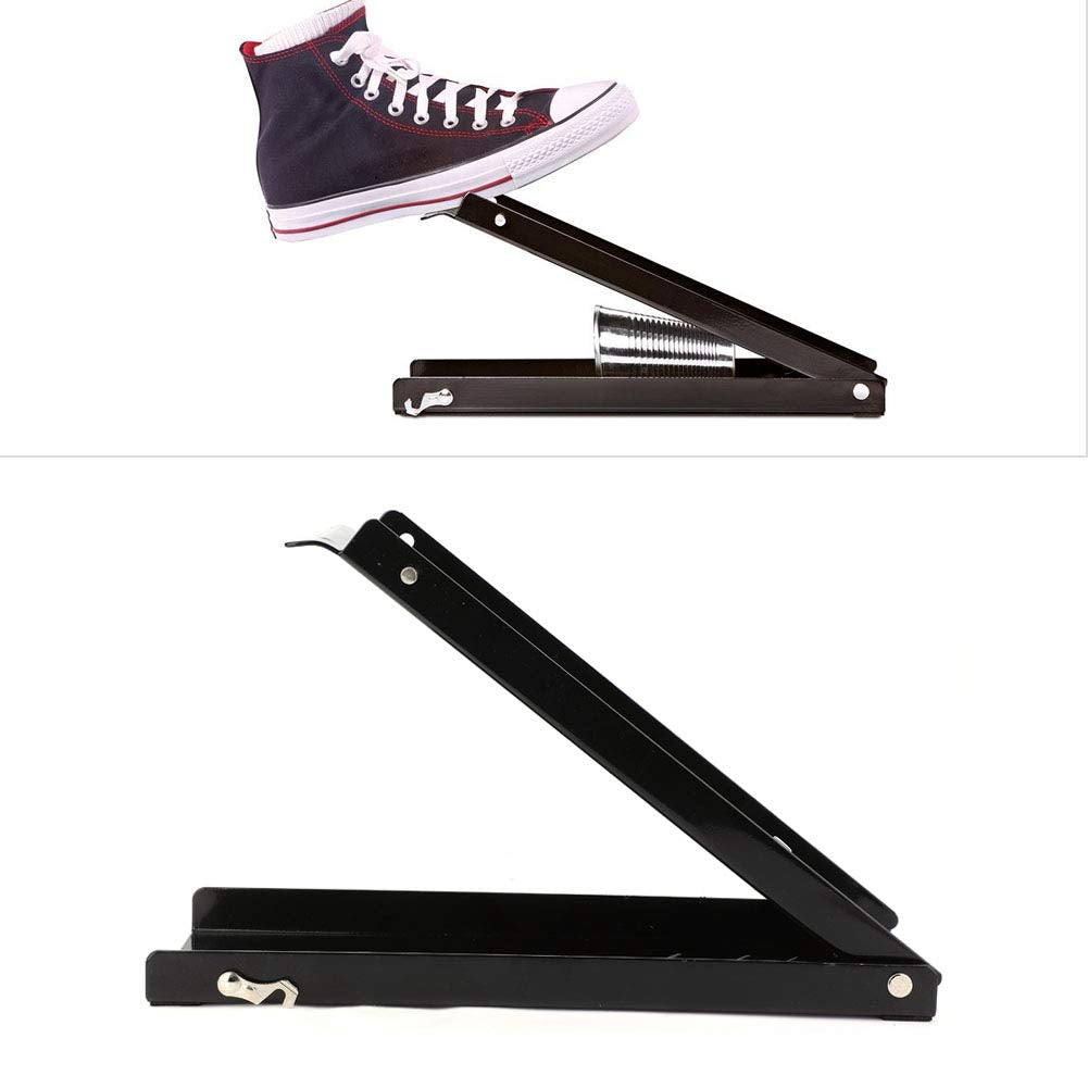 Black 16 oz Pedal Can Crusher R559