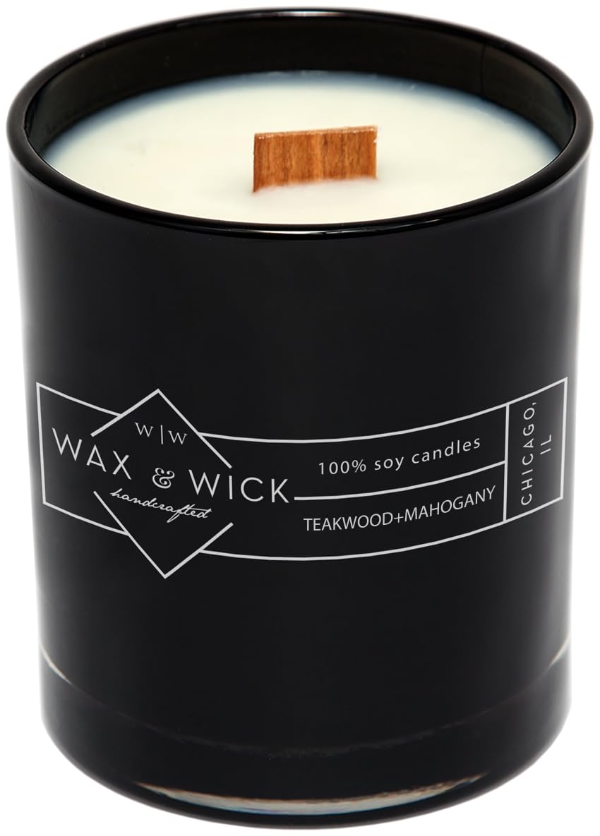 12oz Soy Wax Double Wood Wick Scented Candle L997