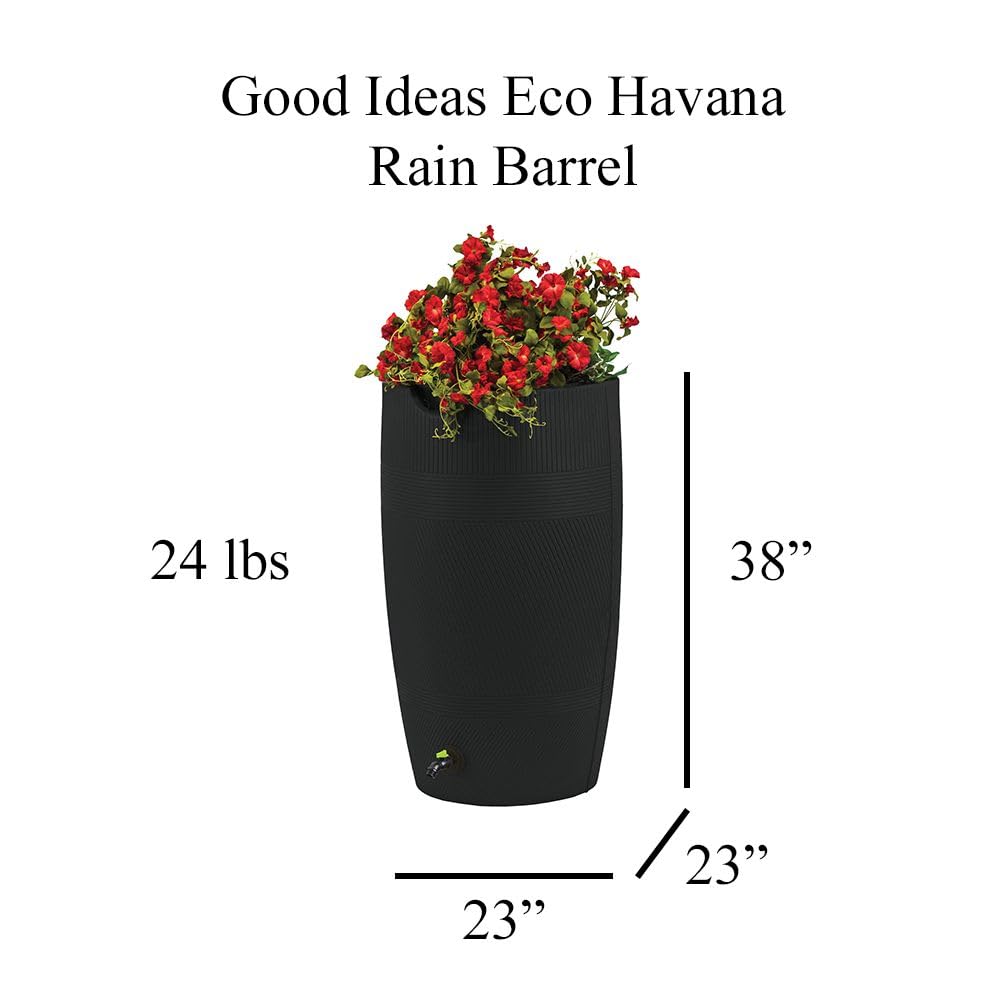 50 Gallon Rain Saver Black Y42136