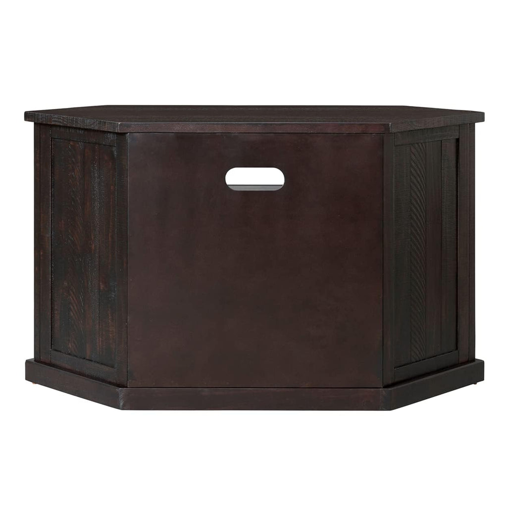 Solid Wood TV Stand with Cabinet Storage F29309