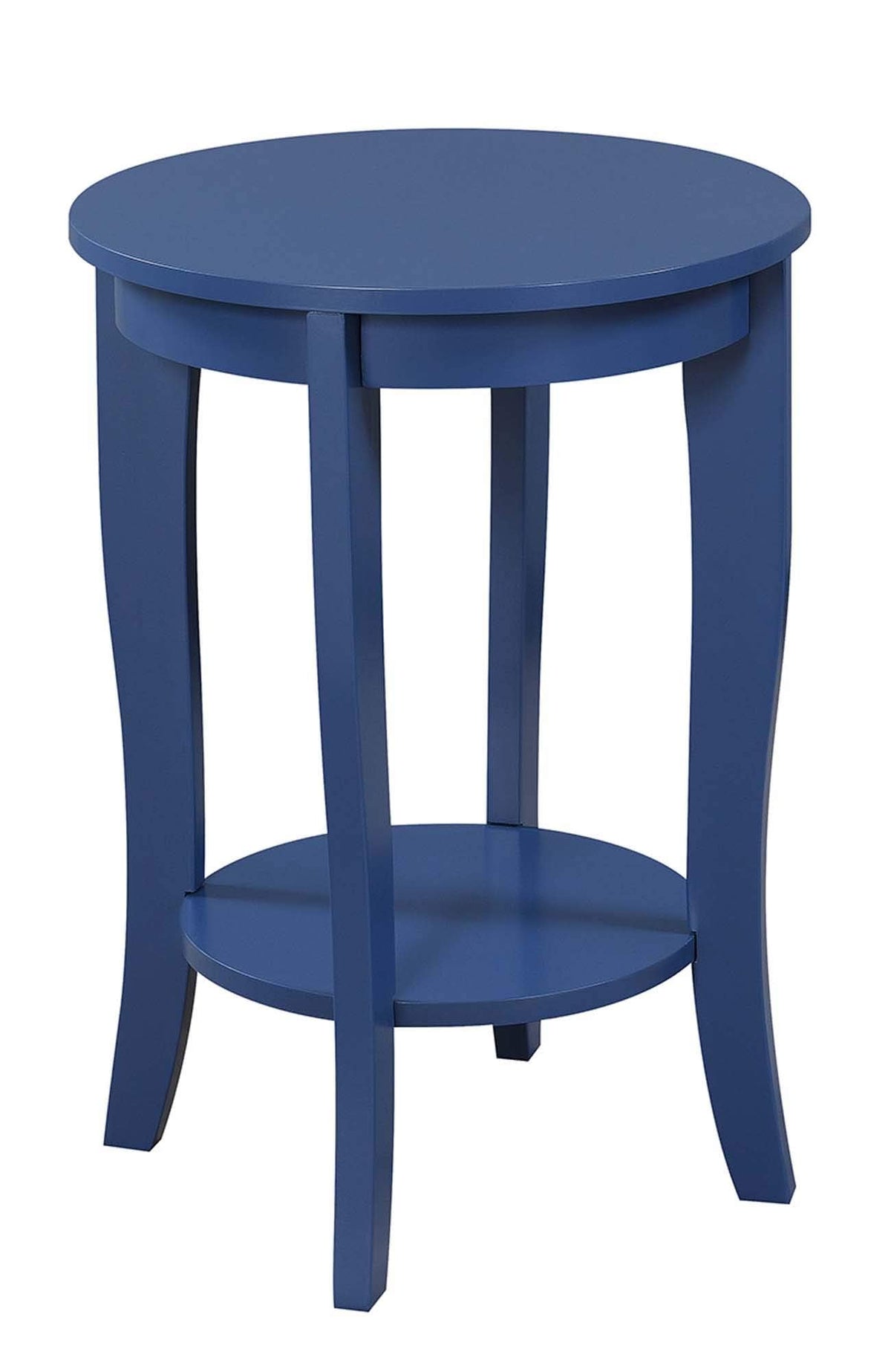 Cobalt Blue Round End Table H353
