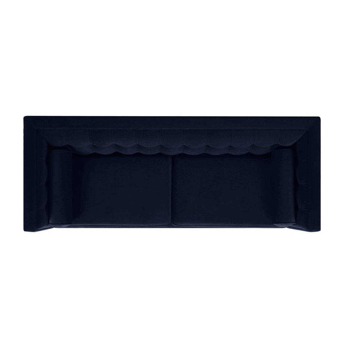 Dark Navy Blue Performance Velvet Tufted Sofa L13527