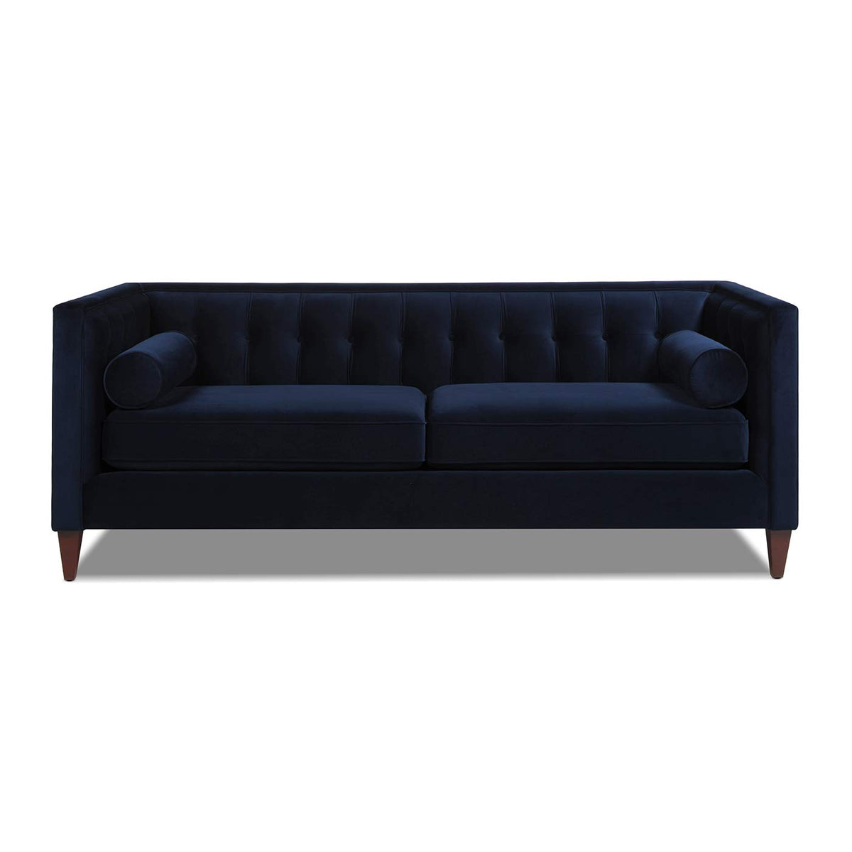 Dark Navy Blue Performance Velvet Tufted Sofa L13527