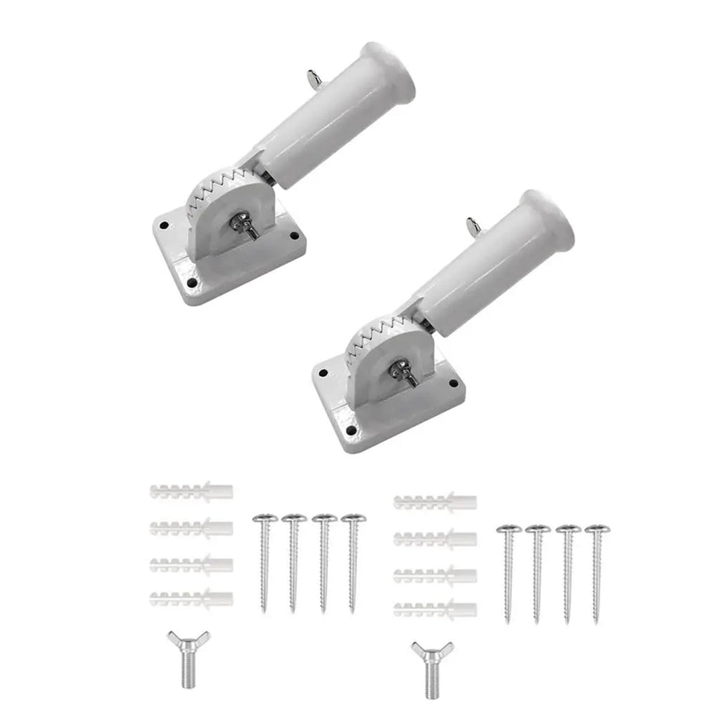 2 PCS Aluminum Adjustable Flag Pole F44612