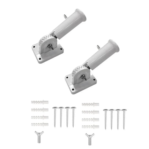 2 PCS Aluminum Adjustable Flag Pole F44612