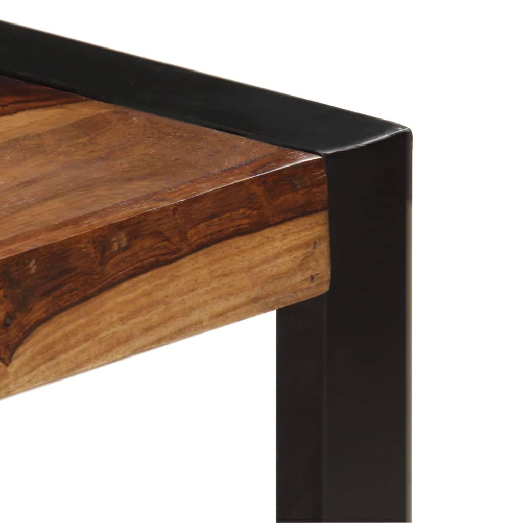 Square Rustic Solid Sheesham Wood Coffee Table Z749282