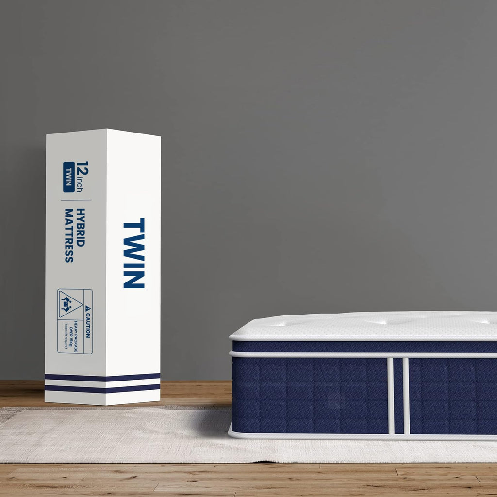 Twin XL 12 Inch Medium Firm Mattress S2739