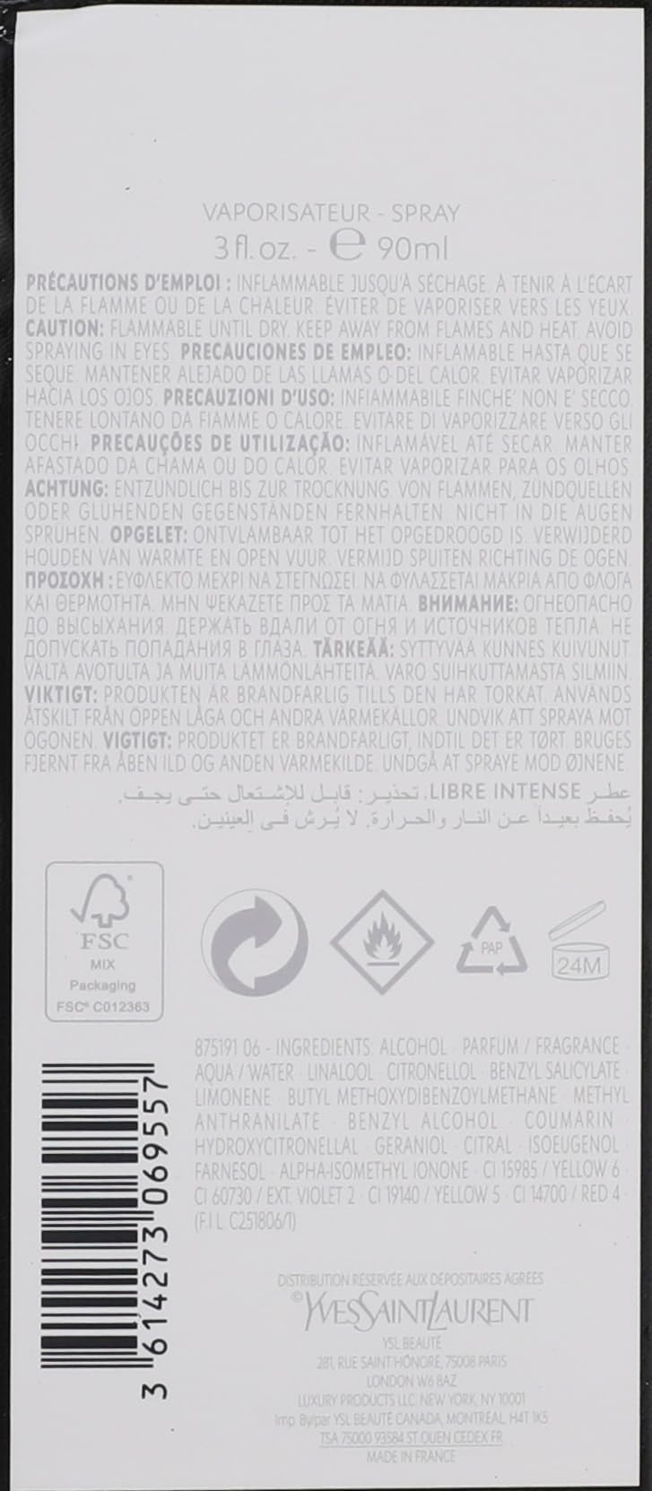 Eau de Parfum 90 ml S7498