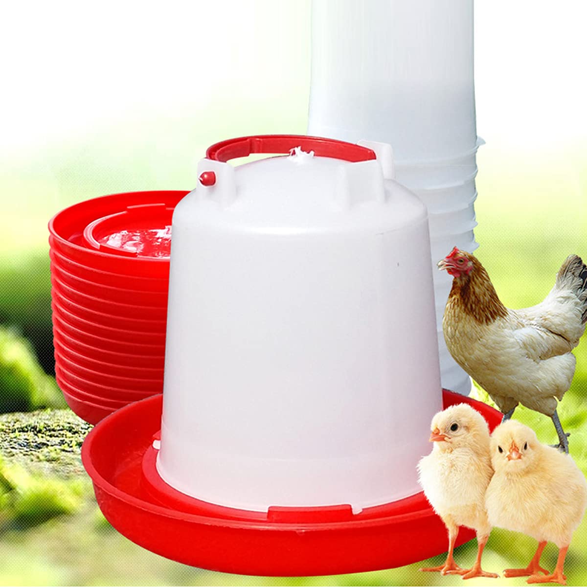 4 Pack 1 L Plastic Poultry Waterer W40403