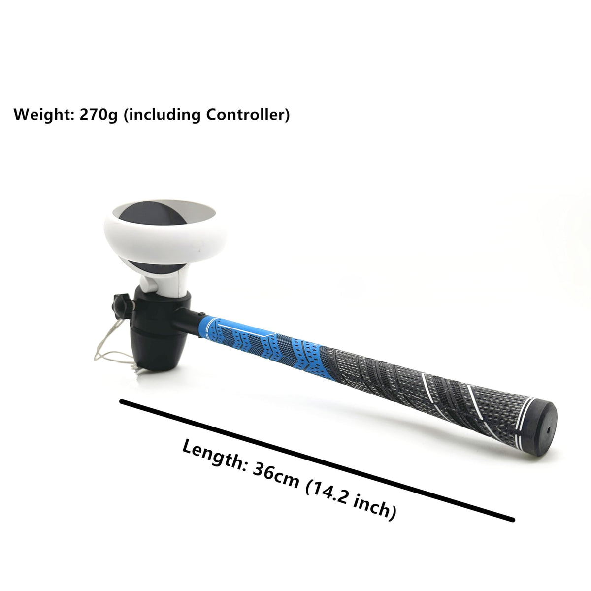 VR Golf Club Attachment with Non-Slip Handle Grip V7996