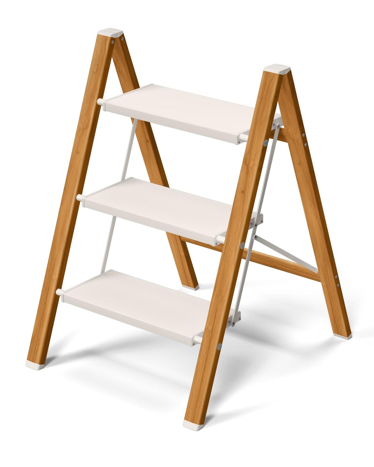 3 Step Stool with Anti-Slip Wide Pedal A127429