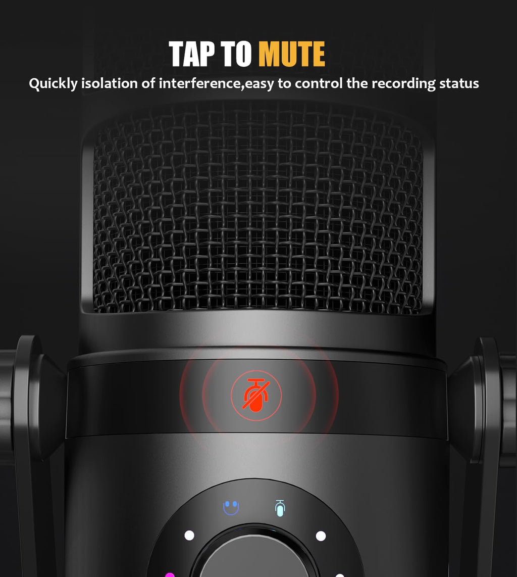 Dynamic Microphone, USB/XLR Podcast PC Mic H803483