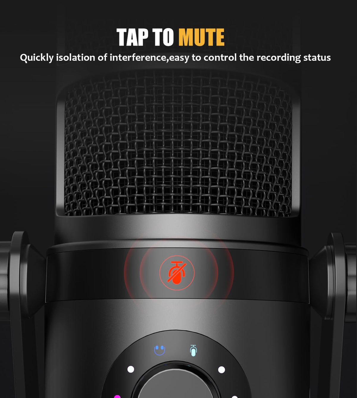 Dynamic Microphone, USB/XLR Podcast PC Mic H803483