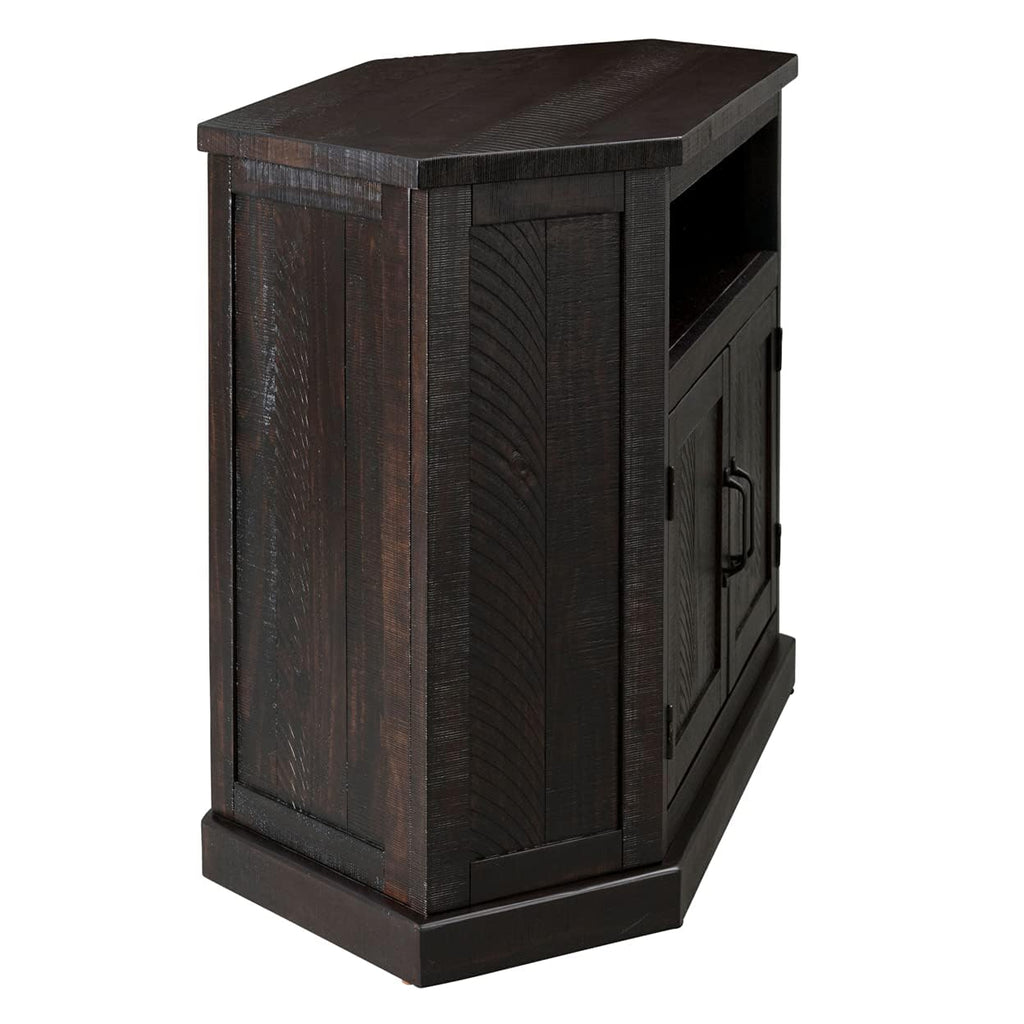 Solid Wood TV Stand with Cabinet Storage F29309