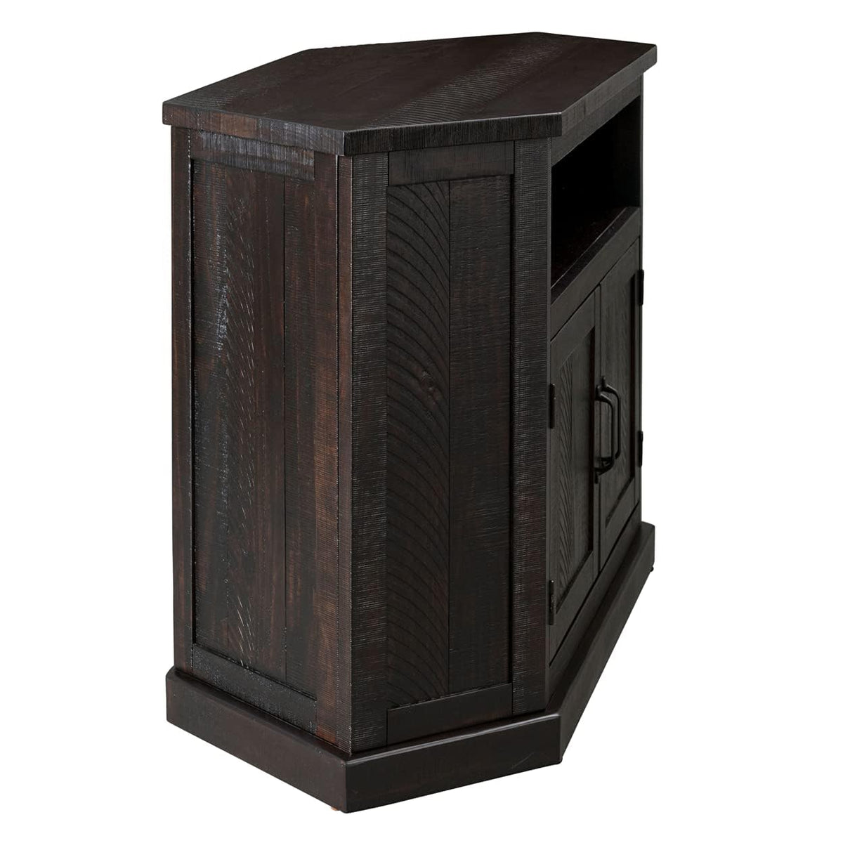 Solid Wood TV Stand with Cabinet Storage F29309