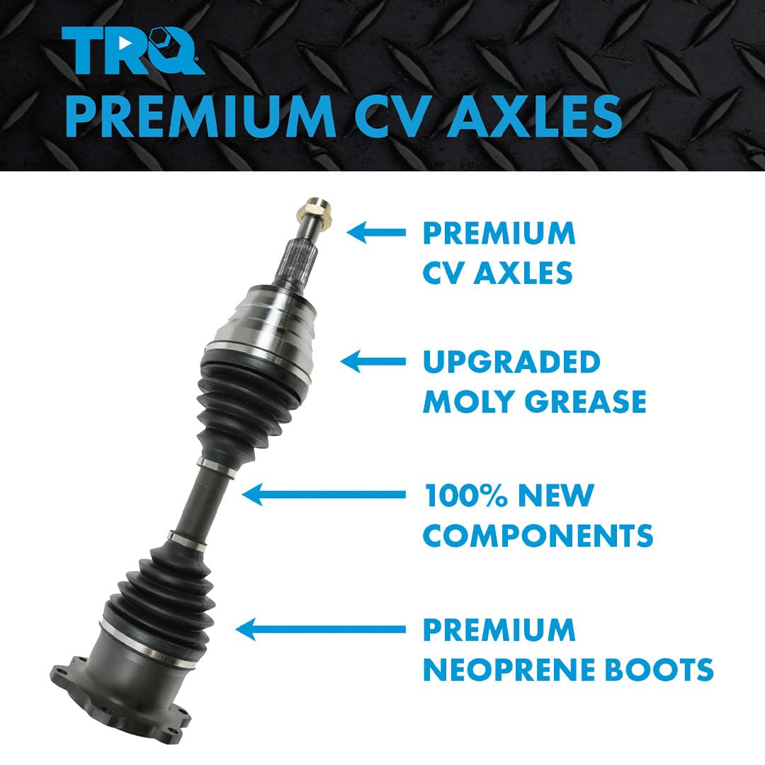 Front 2 Piece CV Axle Shaft Assembly Set M19329