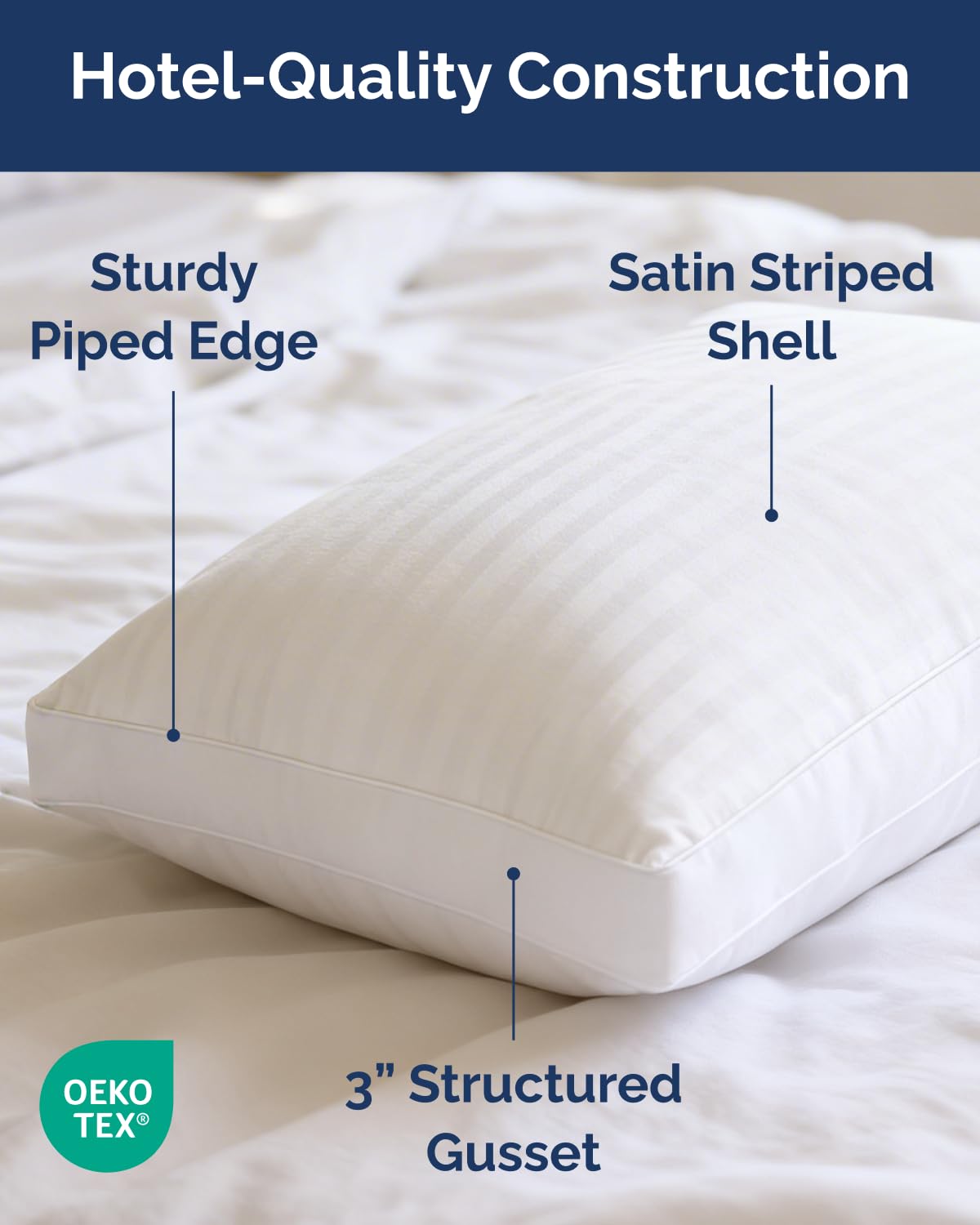 King Size Gusset Pillows Set of 2 F424725