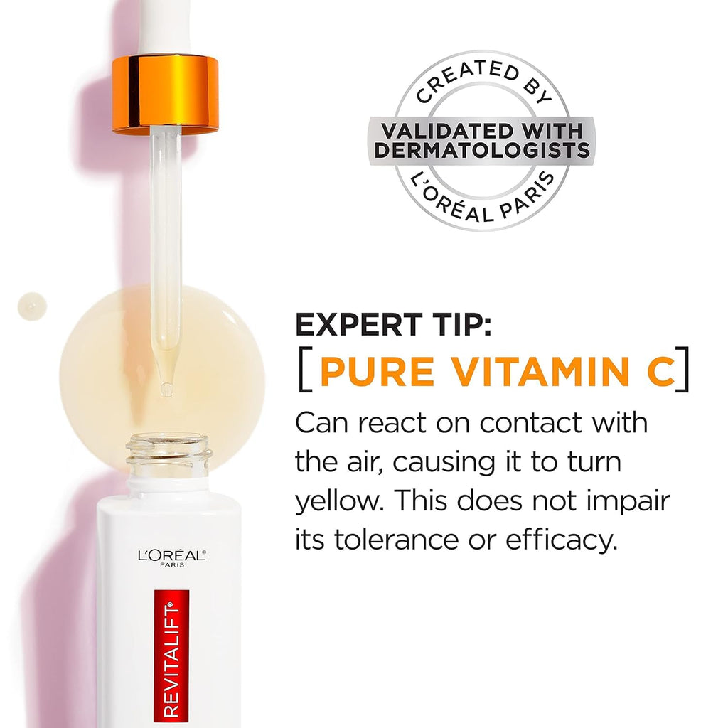 Vitamin C Brightening Face Serum with Vitamin E, Salicylic Acid, 1 oz E9079