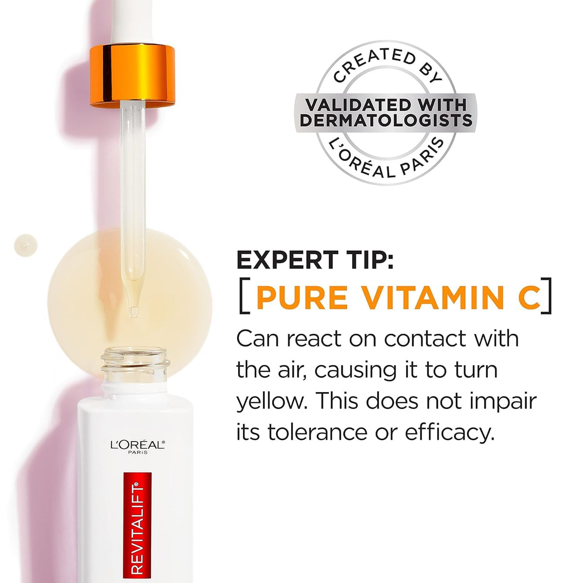 Vitamin C Brightening Face Serum with Vitamin E, Salicylic Acid, 1 oz E9079