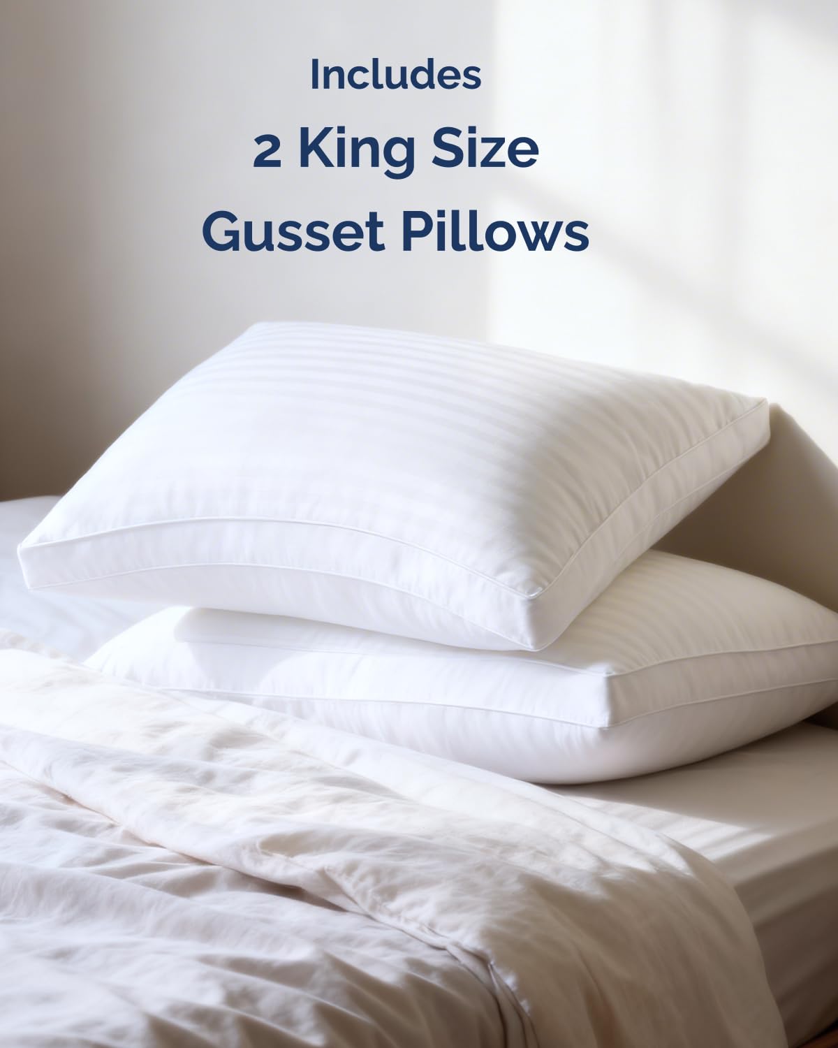King Size Gusset Pillows Set of 2 F424725