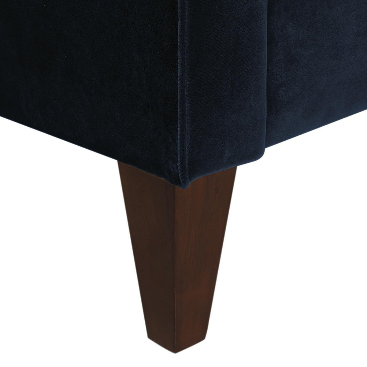 Dark Navy Blue Performance Velvet Tufted Sofa L13527