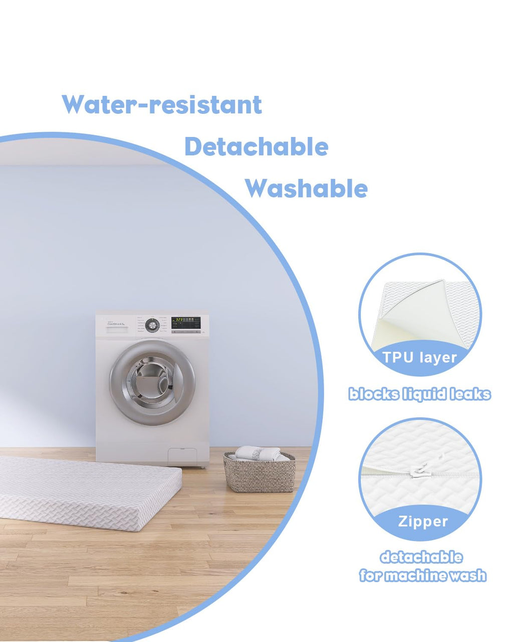 3 inch Portable Crib Mattress M94333