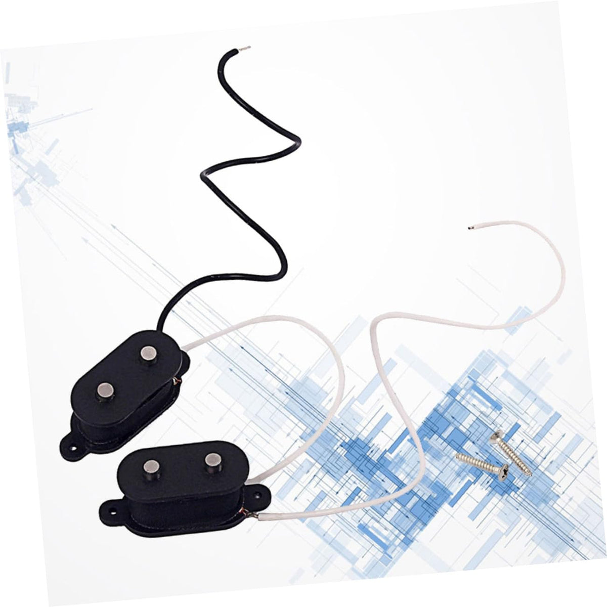 2 Sets Black Electric Bass Guitar Pickup N740516