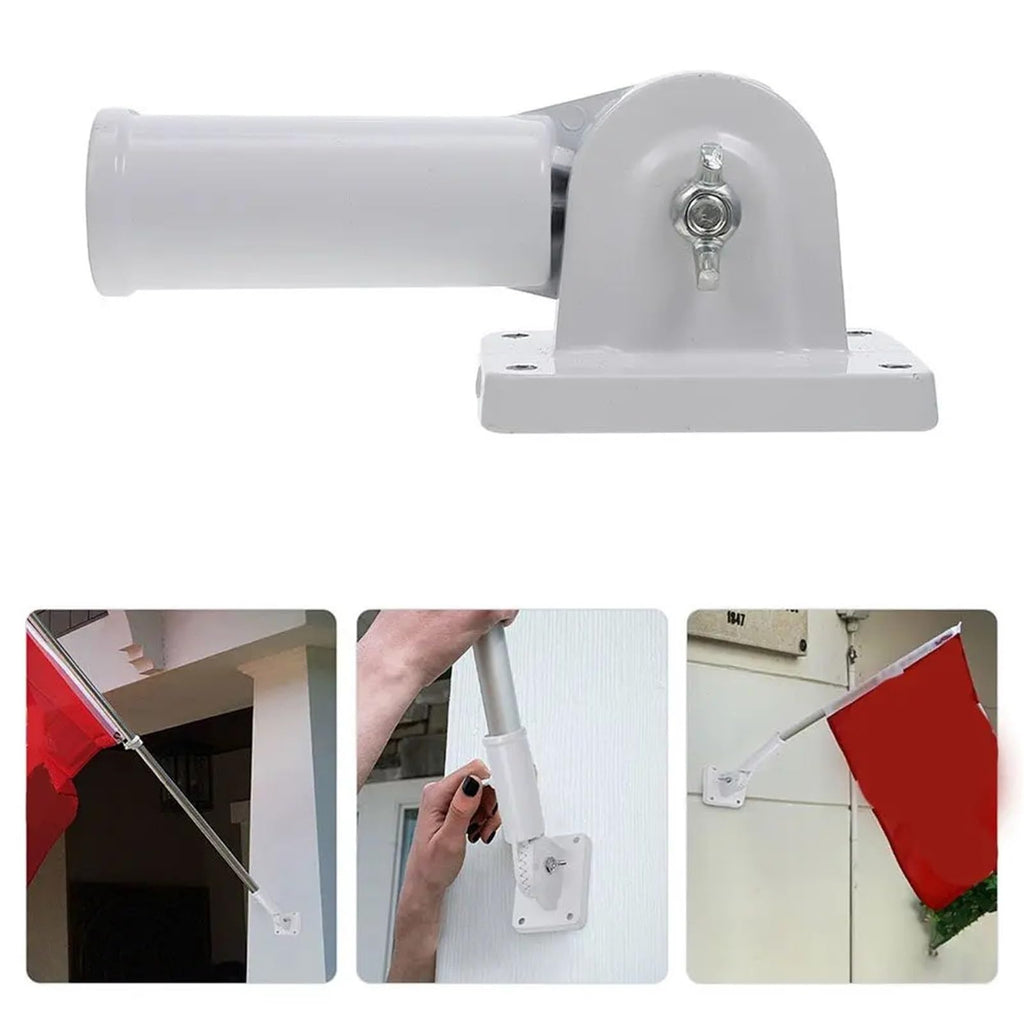 2 PCS Aluminum Adjustable Flag Pole F44612