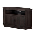 Solid Wood TV Stand with Cabinet Storage F29309