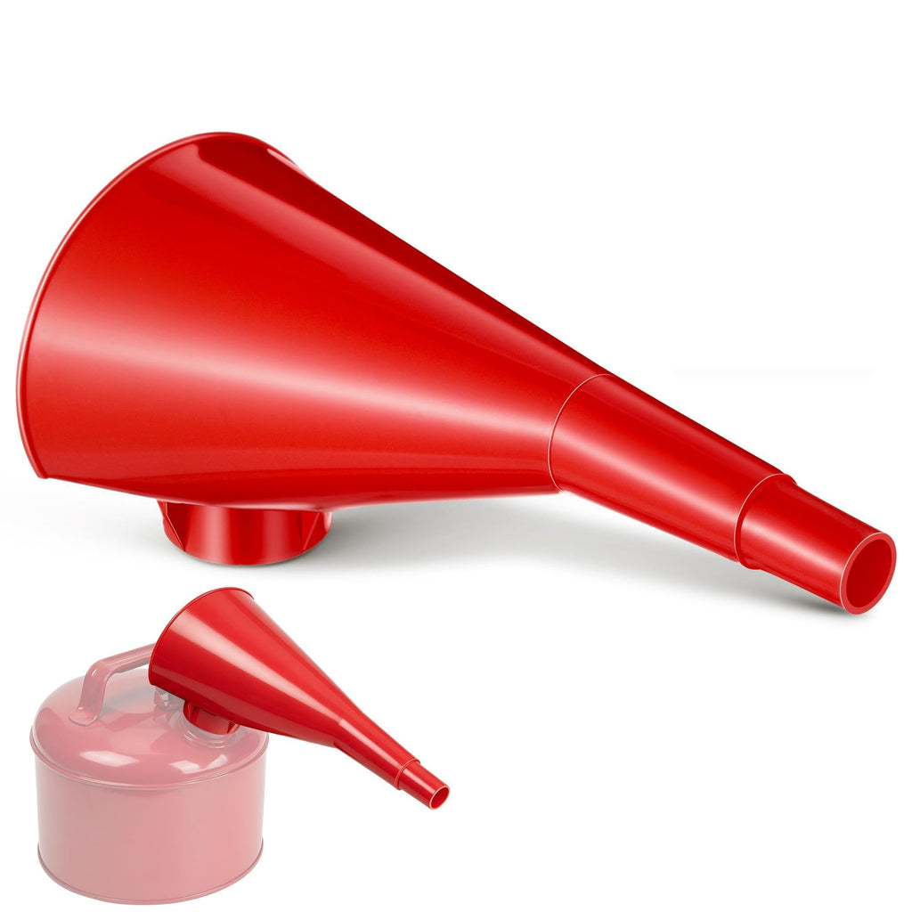 Plastic Gas Can Funnel Red 1 Pack V812