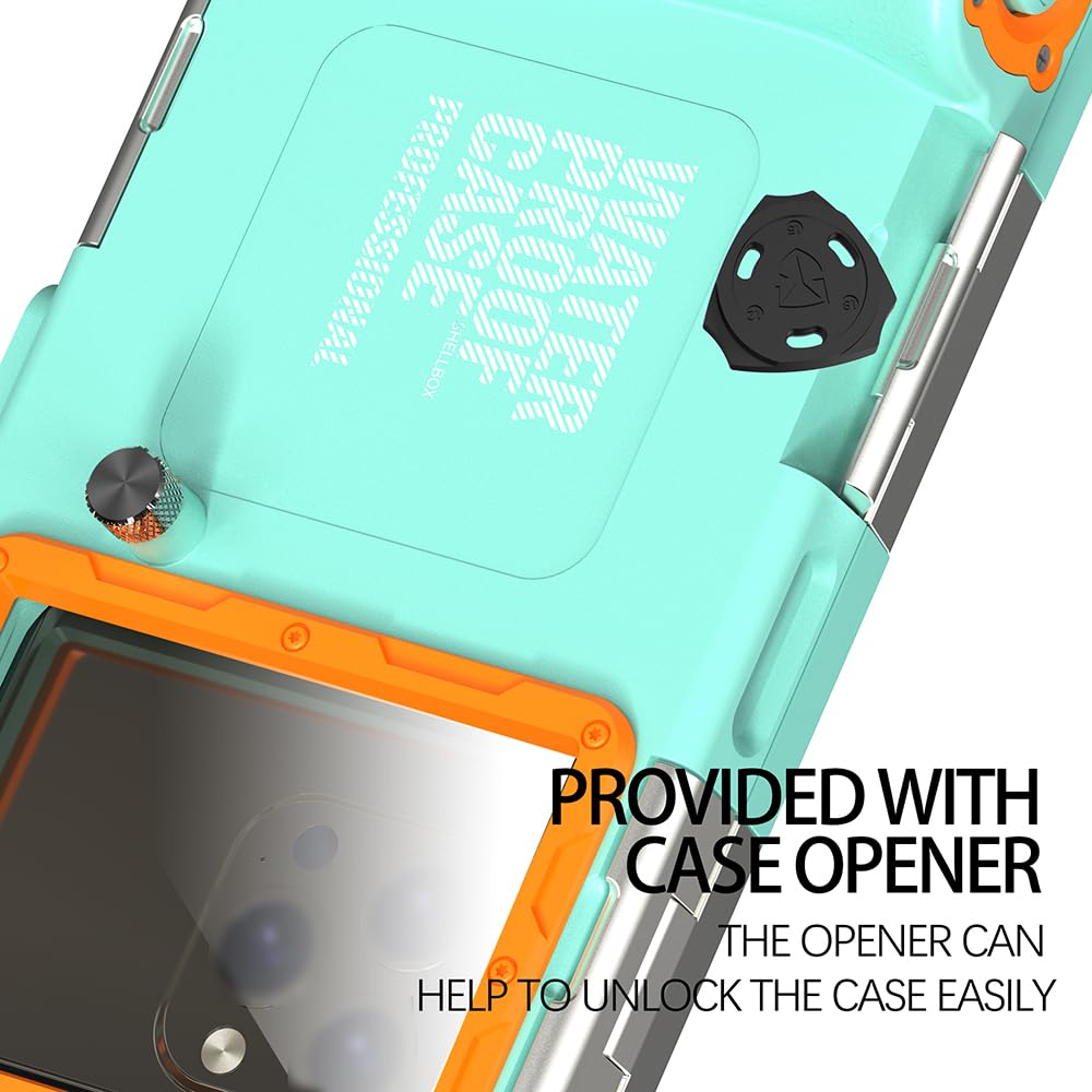 Light Blue and Orange Diving Phone Protective Case K10166