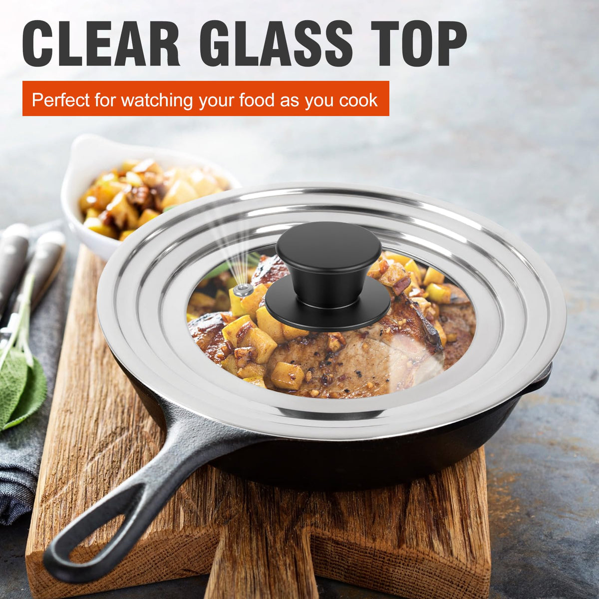 Tempered Glass Cookware Lids K258755