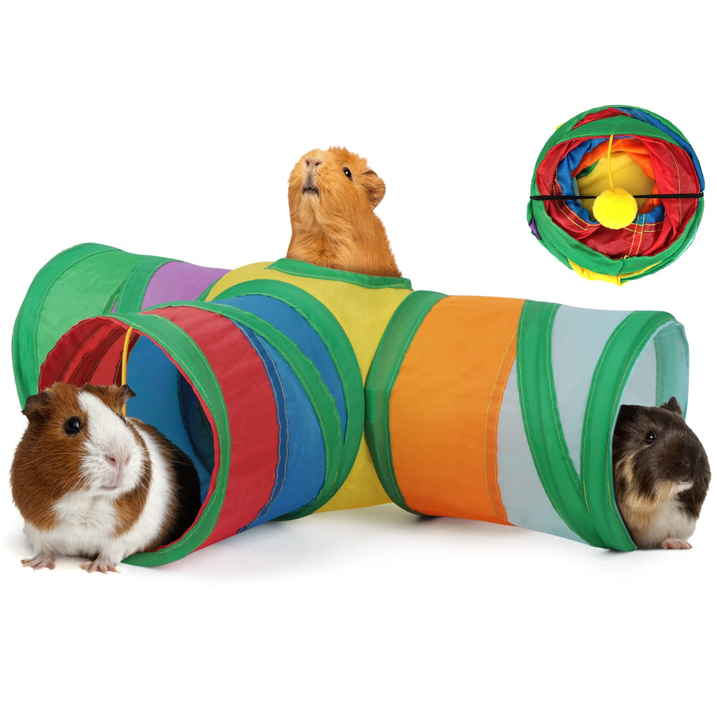 Guinea Pig Tunnels & Tubes Collapsible Small Animal Hideout L86283