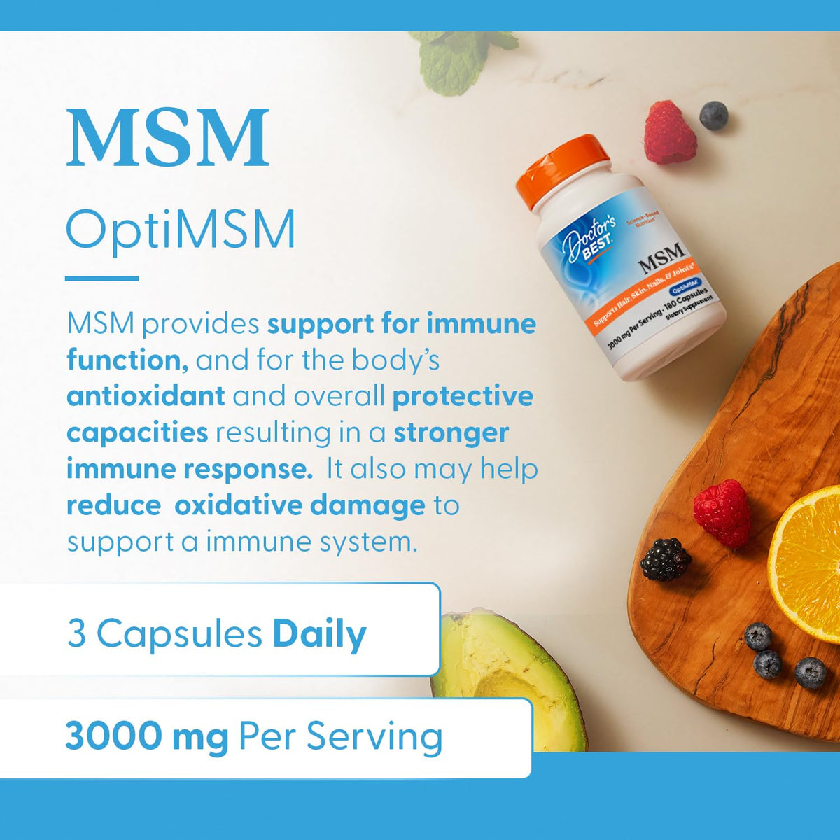 MSM Supplement Capsules O8154