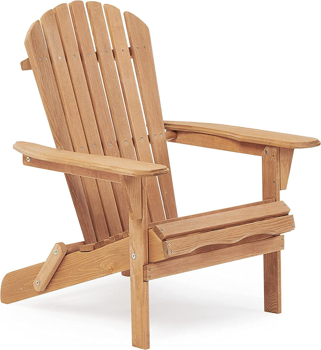 Cedar Folding Adirondack Chair Set of 2 T505986