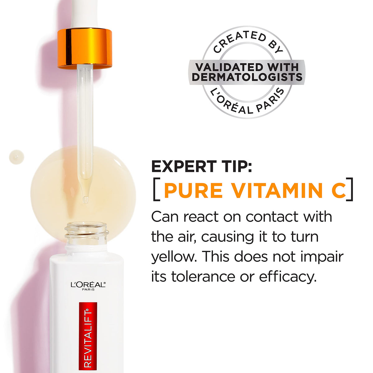 Vitamin C Brightening Face Serum with Vitamin E, Salicylic Acid, 1 oz E9079