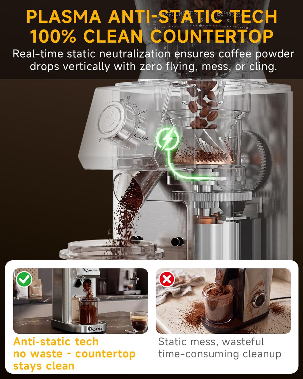 Conical Burr Espresso Grinder P222