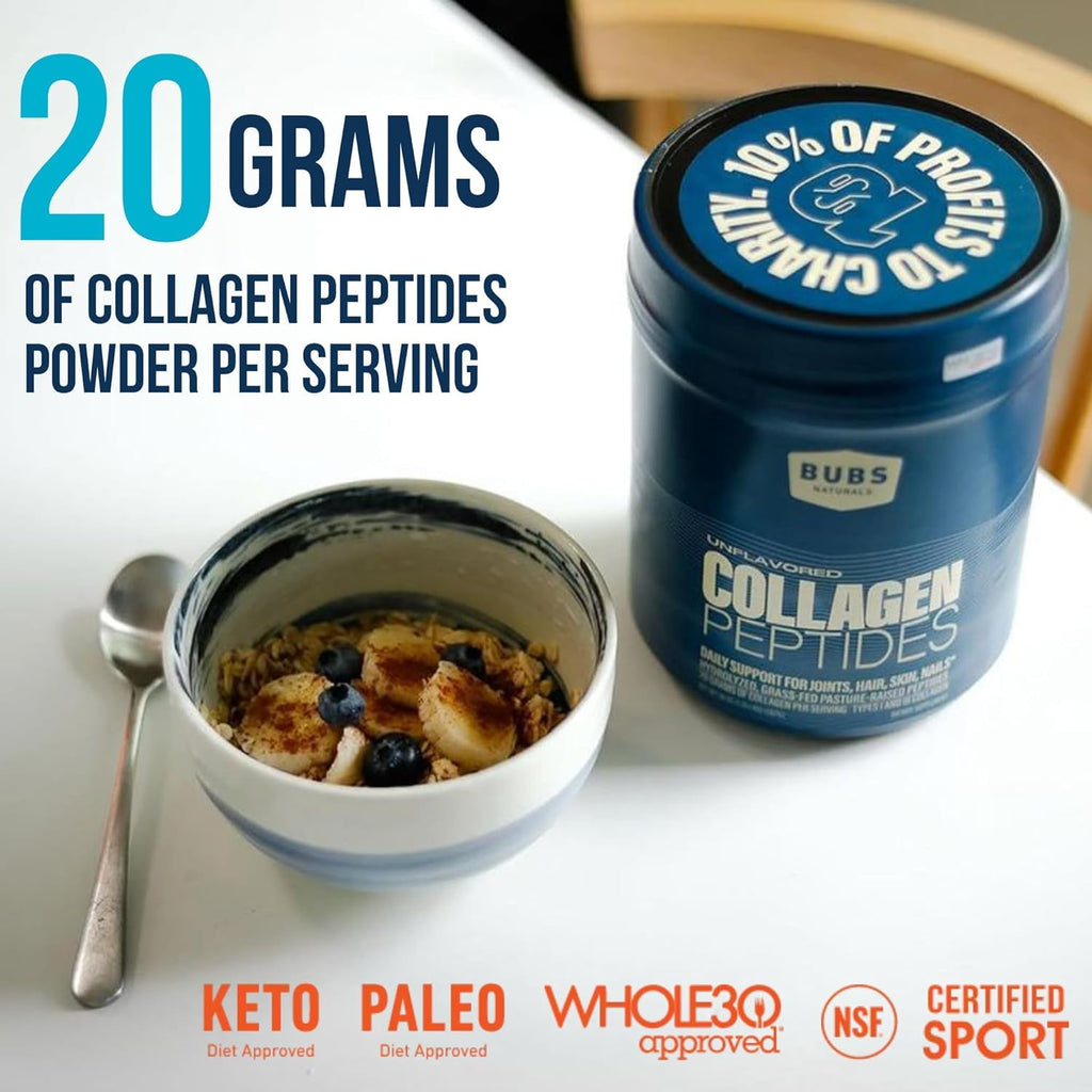 Unflavored Collagen Peptides Powder 10oz Q53019