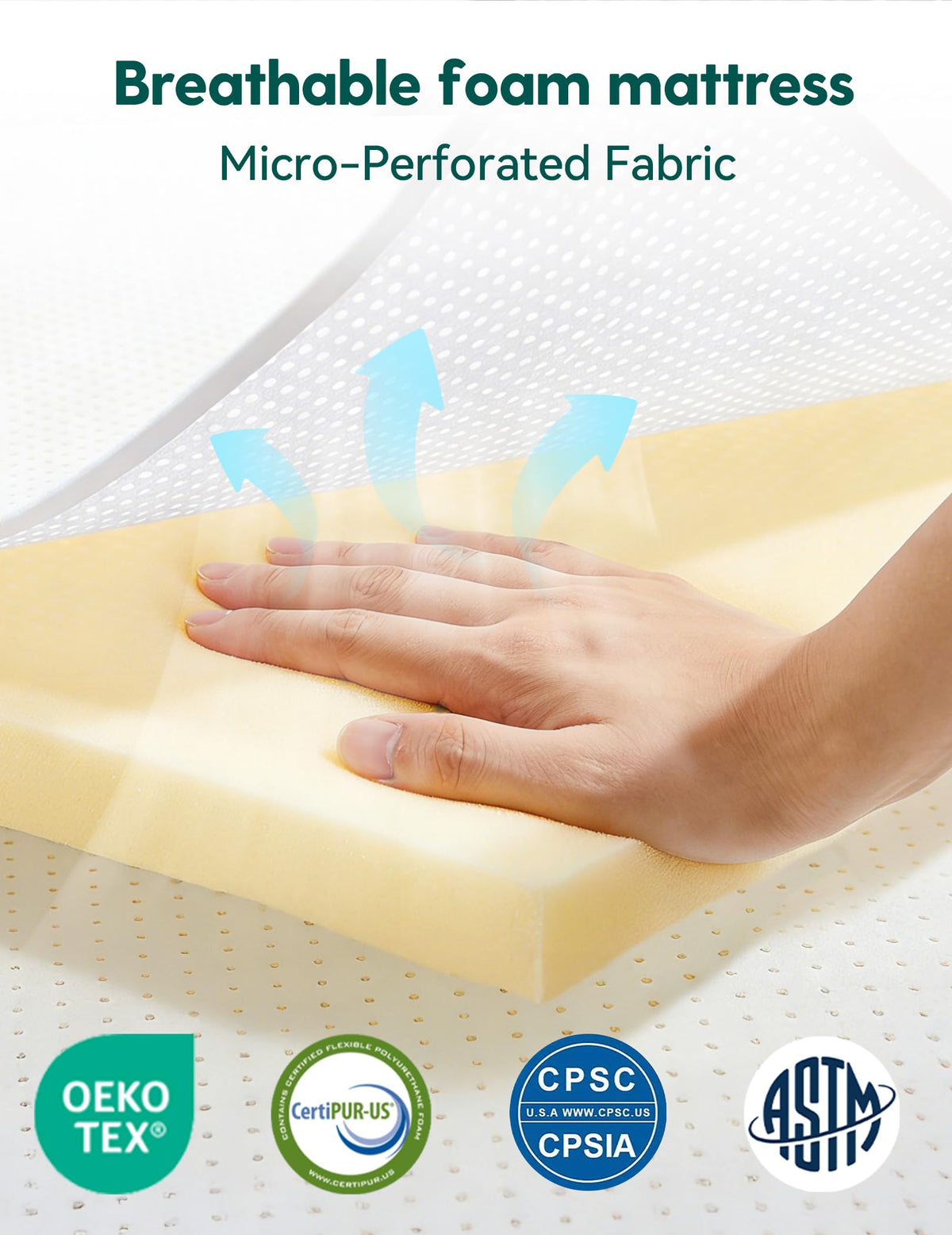 Machine Washable Pack and Play Mattress H641
