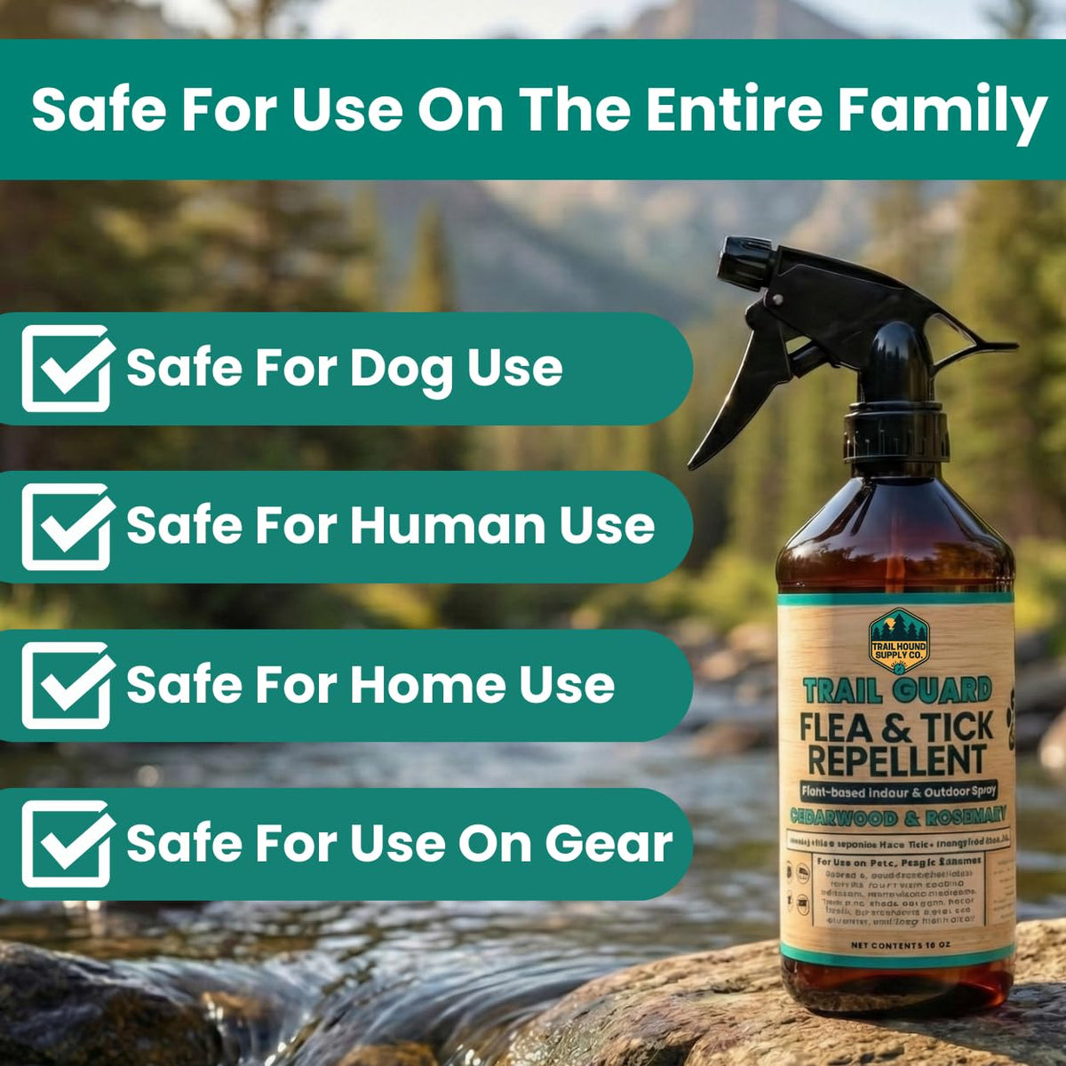 Natural Extra Strength Insect, Flea and Tick Spray 16oz G585732